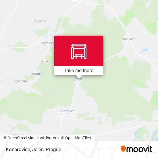 Карта Konárovice, Jelen