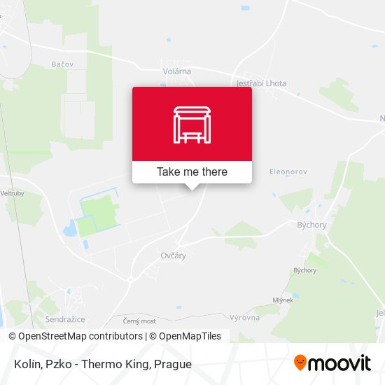 Kolín, Pzko - Thermo King map