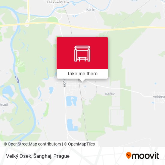 Velký Osek, Šanghaj map