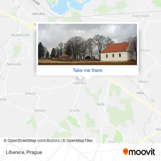 Карта Libenice