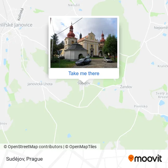 Карта Sudějov