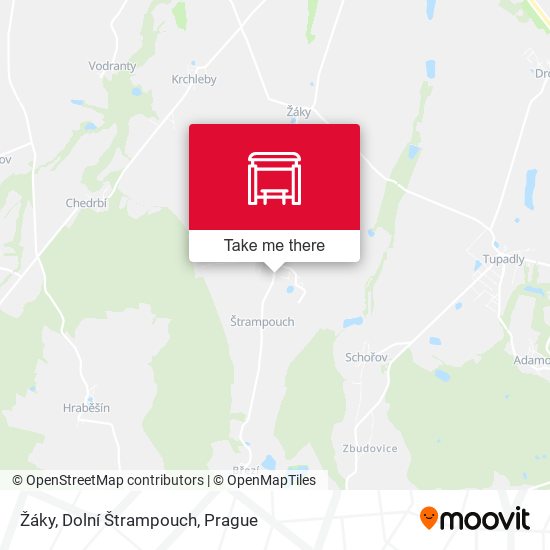 Žáky, Dolní Štrampouch map
