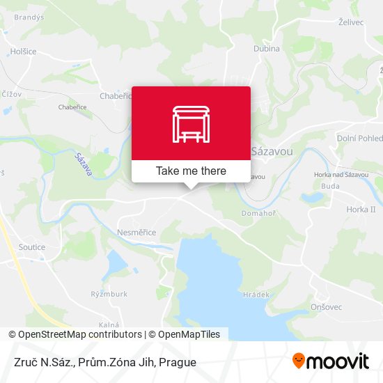 Zruč N.Sáz., Prům.Zóna Jih map