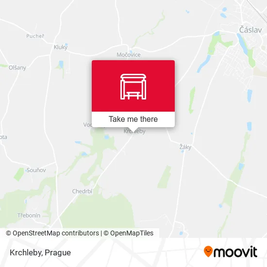 Карта Krchleby