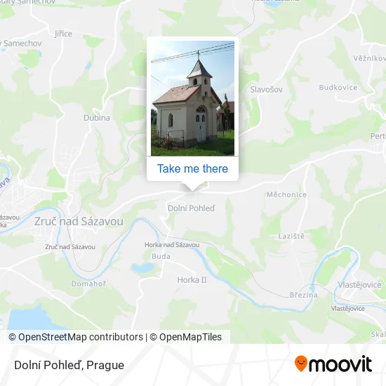 Карта Dolní Pohleď