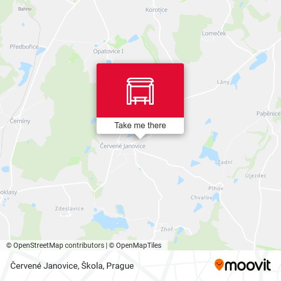 Červené Janovice, Škola map