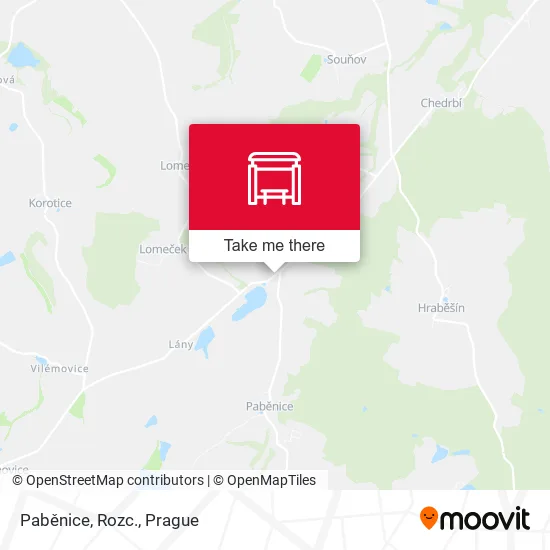 Карта Paběnice, Rozc.