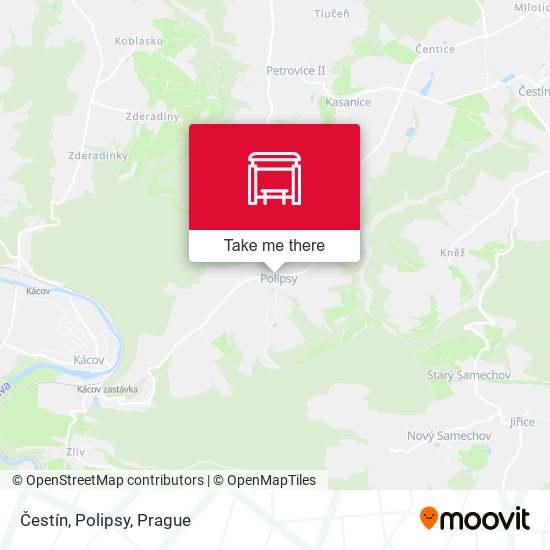 Карта Čestín, Polipsy