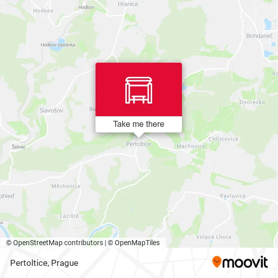 Карта Pertoltice