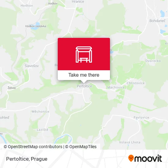 Карта Pertoltice