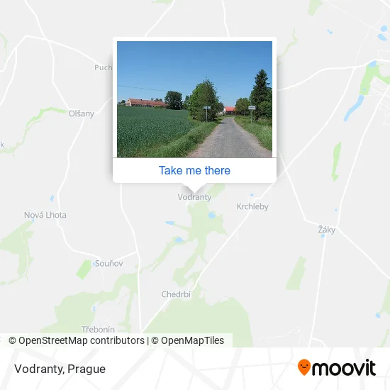 Карта Vodranty