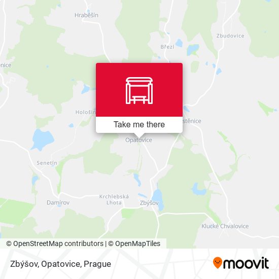 Zbýšov, Opatovice map