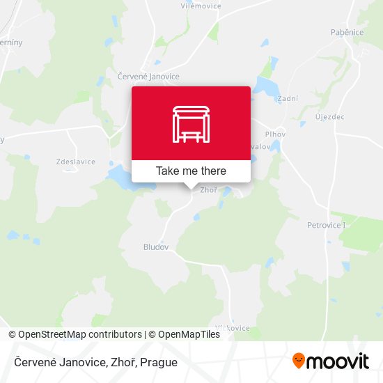 Červené Janovice, Zhoř map