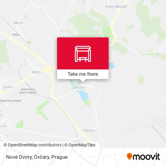 Карта Nové Dvory, Ovčáry