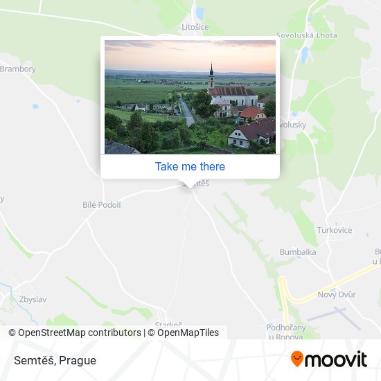 Semtěš map