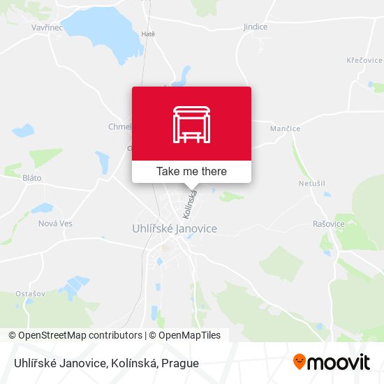 Uhlířské Janovice, Kolínská map