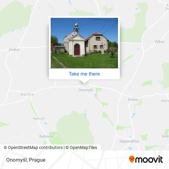 Карта Onomyšl