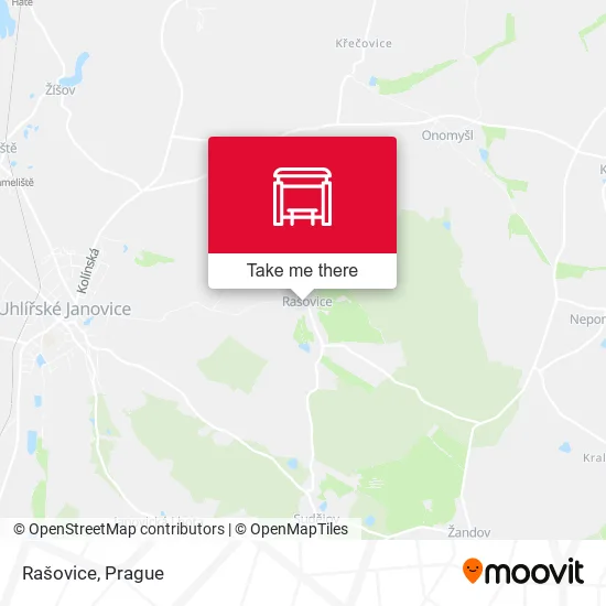 Карта Rašovice