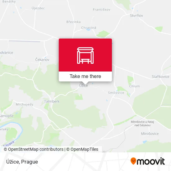 Карта Úžice