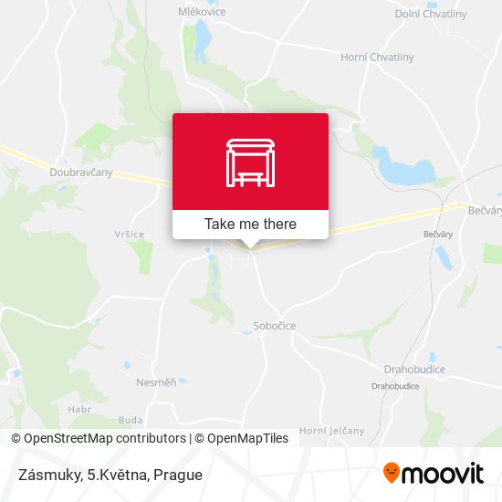 Zásmuky, 5.Května map