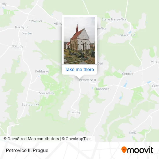 Карта Petrovice II