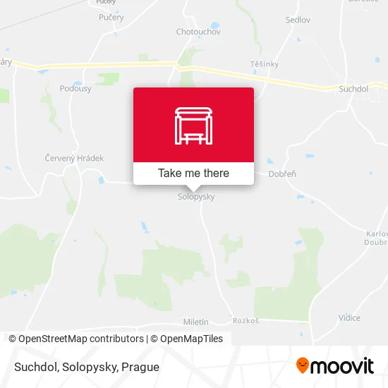 Карта Suchdol, Solopysky