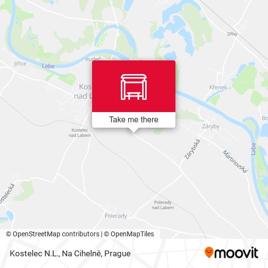 Kostelec N.L., Na Cihelně map