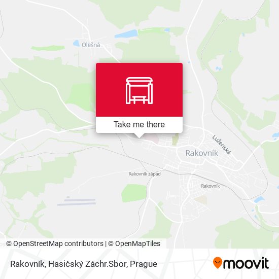 Rakovník, Hasičský Záchr.Sbor map