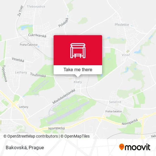 Bakovská map