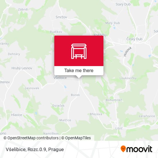 Všelibice, Rozc.0.9 map