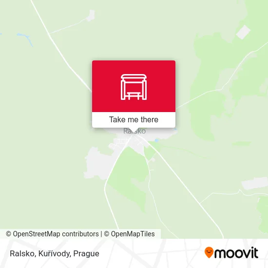 Ralsko, Kuřívody map