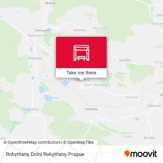 Rokytňany, Dolní Rokytňany map