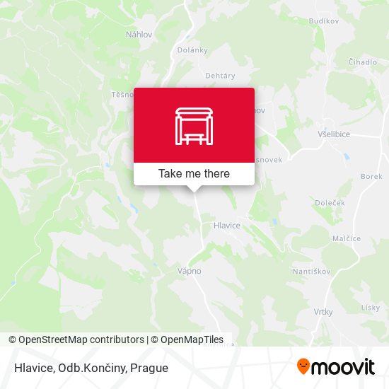 Hlavice, Odb.Končiny map