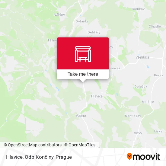 Карта Hlavice, Odb.Končiny