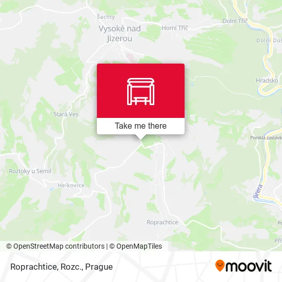 Карта Roprachtice, Rozc.