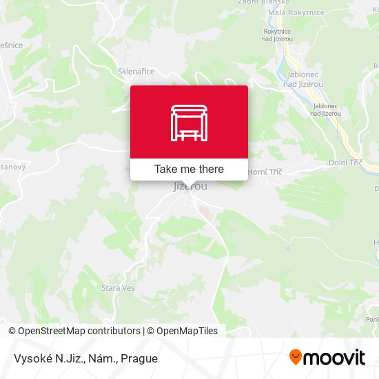 Vysoké N.Jiz., Nám. map