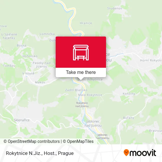 Rokytnice N.Jiz., Host. map
