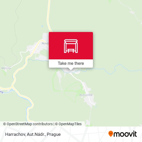 Карта Harrachov, Aut.Nádr.