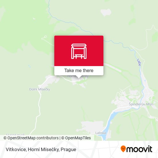 Vítkovice, Horní Mísečky map