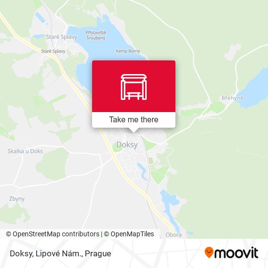 Doksy, Lipové Nám. map