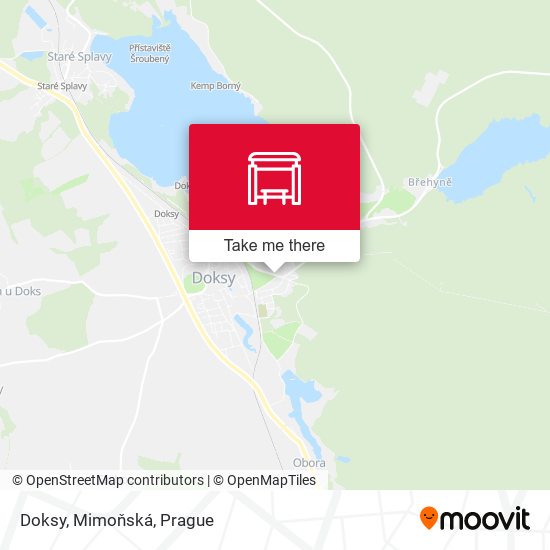 Doksy, Mimoňská map