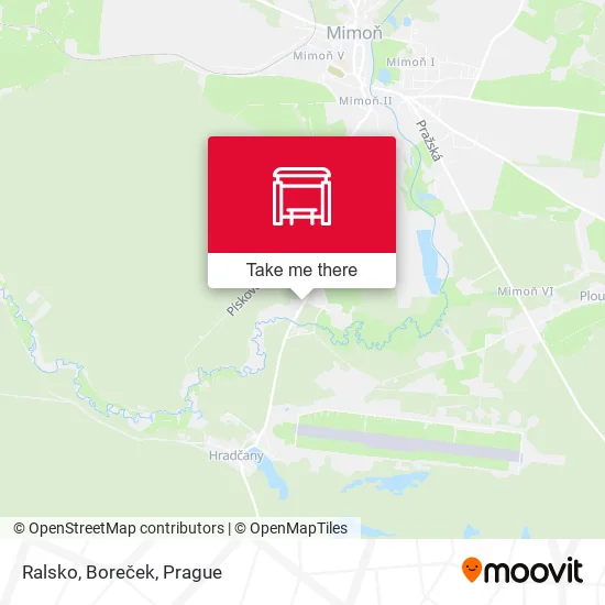 Карта Ralsko, Boreček