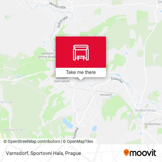 Varnsdorf, Sportovní Hala map