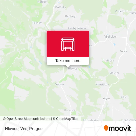 Карта Hlavice, Ves