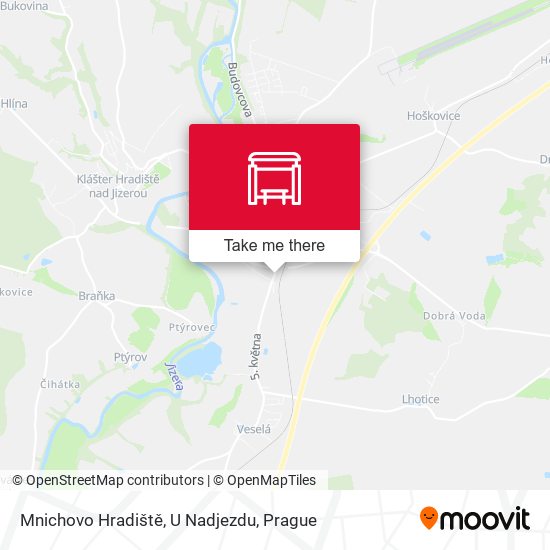 Mnichovo Hradiště, U Nadjezdu map