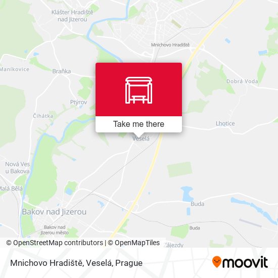 Mnichovo Hradiště, Veselá map