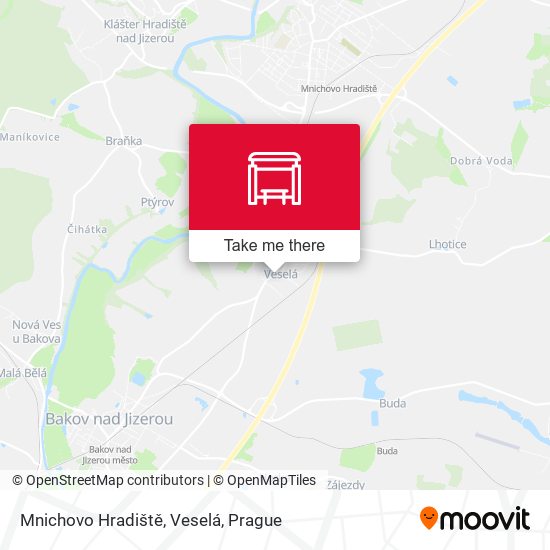 Mnichovo Hradiště, Veselá map