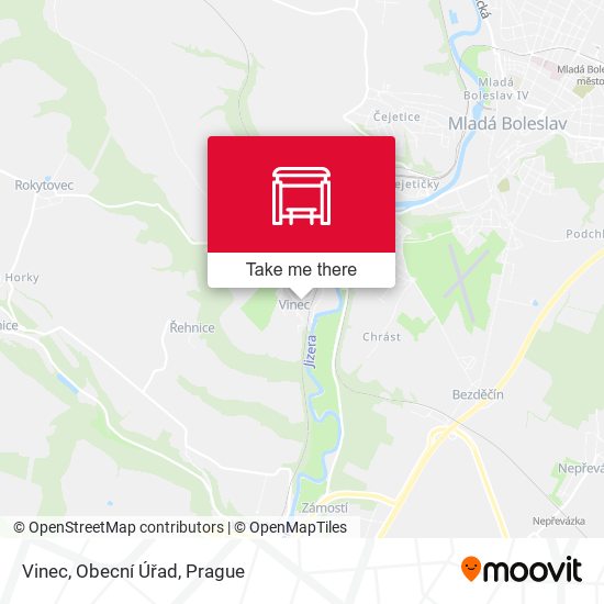 Vinec, Obecní Úřad map