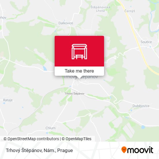 Trhový Štěpánov, Nám. map