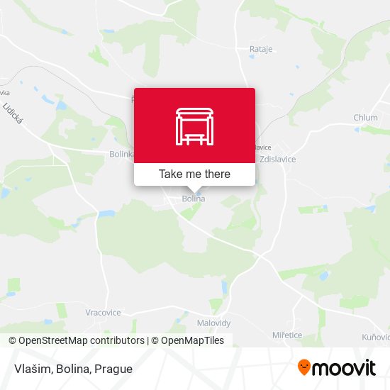 Карта Vlašim, Bolina